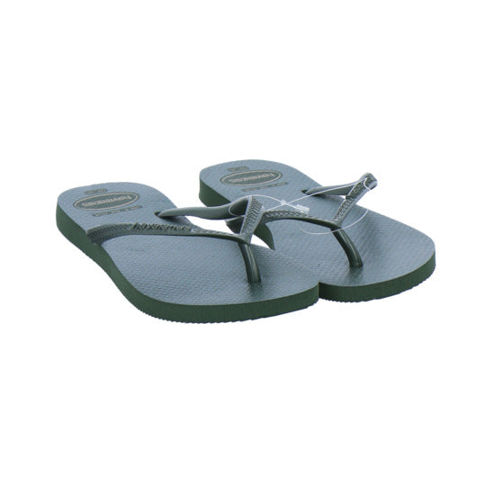 Havaianas Damen Damen Slim Gloss oliv