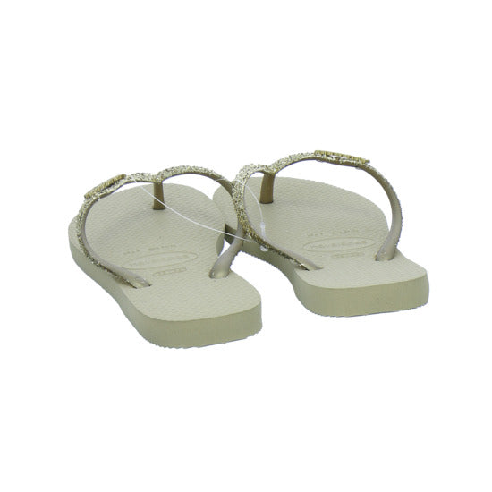 Havaianas Damen Damen Slim Glitter Gold