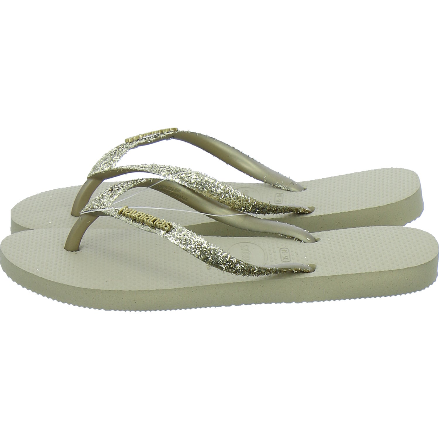 Havaianas Damen Damen Slim Glitter Gold