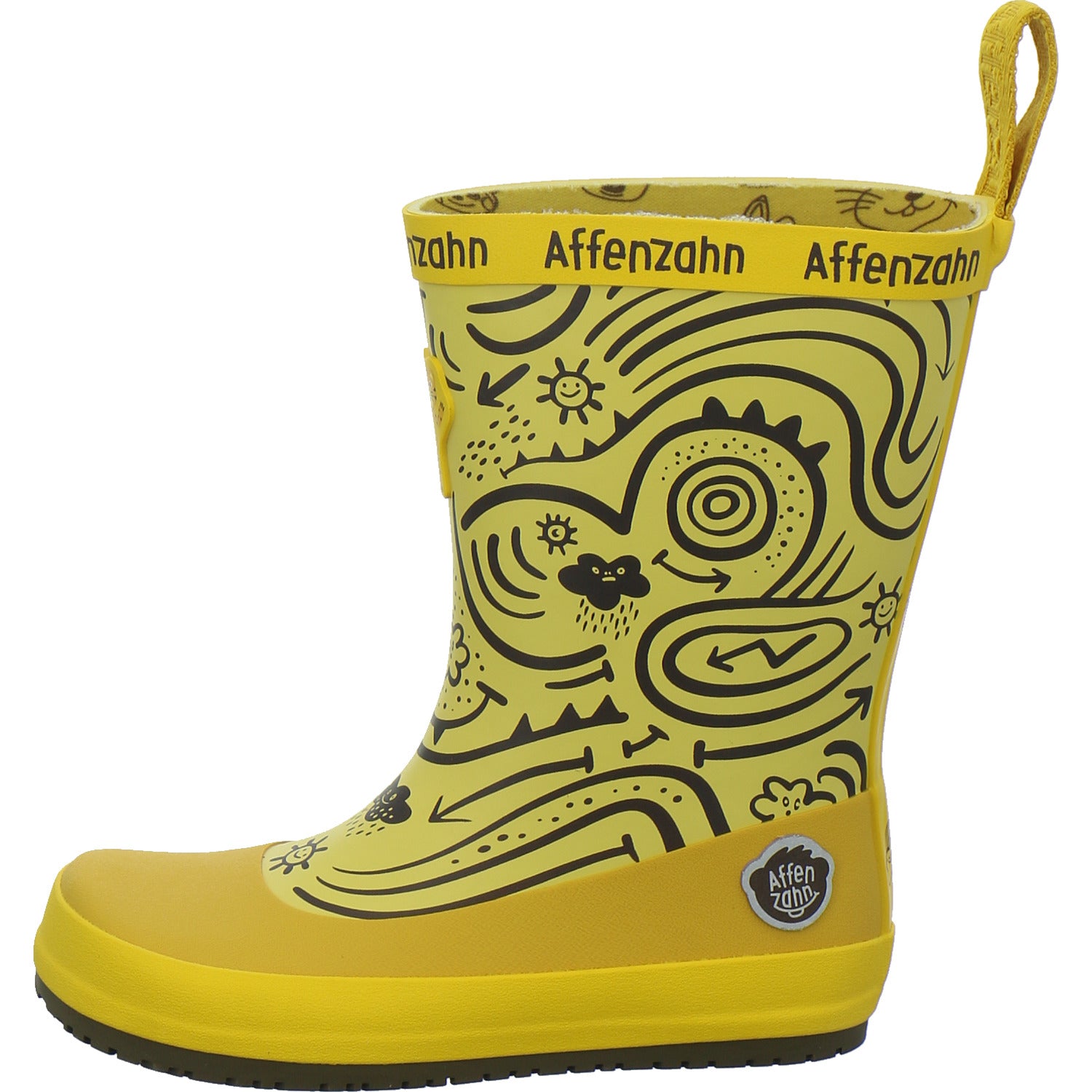 Affenzahn Damen Unisex - Kinder Vegan Plashy Gelb