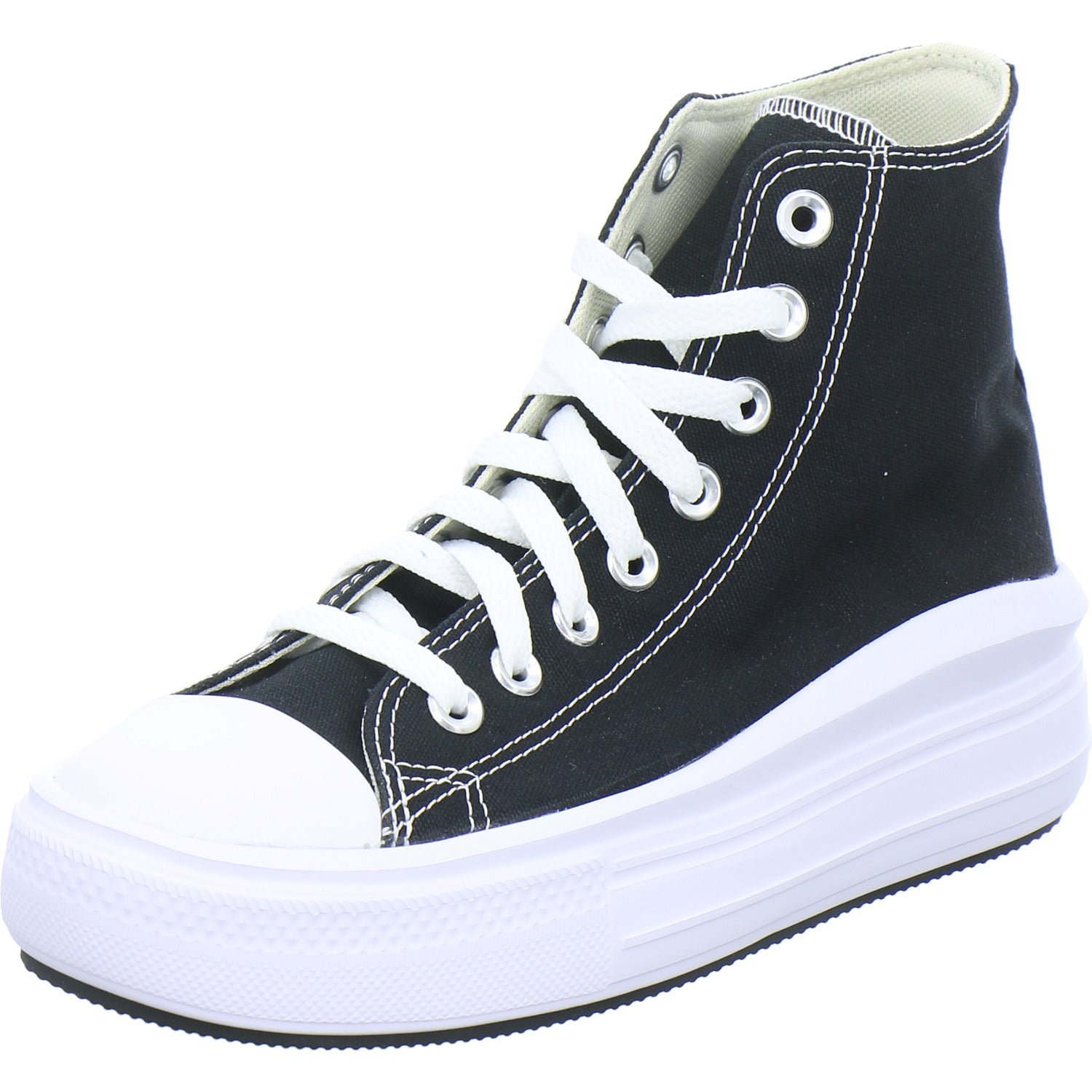 Converse Turnschuhe Damen All Star Move Platform Schwarz
