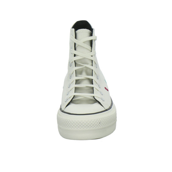 Converse CTAS LIFT HI VINTAGE WHITE/VIN Turnschuhe Weiß-kombi