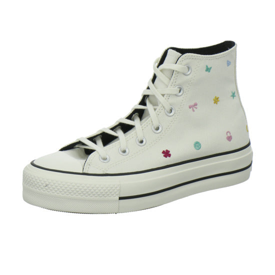 Converse CTAS LIFT HI VINTAGE WHITE/VIN Turnschuhe Weiß-kombi