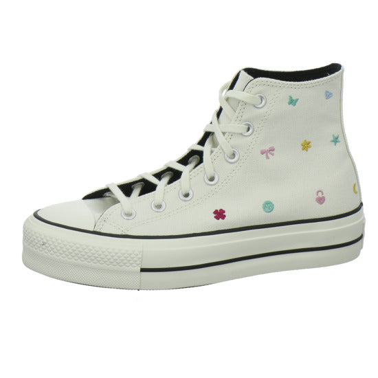 Converse CTAS LIFT HI VINTAGE WHITE/VIN Turnschuhe Weiß-kombi