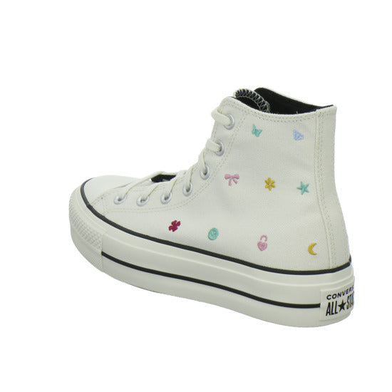 Converse Turnschuhe Damen CTAS LIFT HI Weiß-kombi