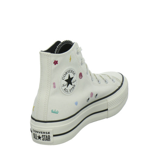 Converse CTAS LIFT HI VINTAGE WHITE/VIN Turnschuhe Weiß-kombi