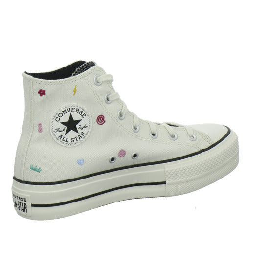 Converse CTAS LIFT HI VINTAGE WHITE/VIN Turnschuhe Weiß-kombi