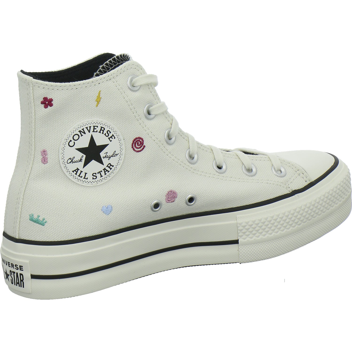 Converse CTAS LIFT HI VINTAGE WHITE/VIN Turnschuhe Weiß-kombi
