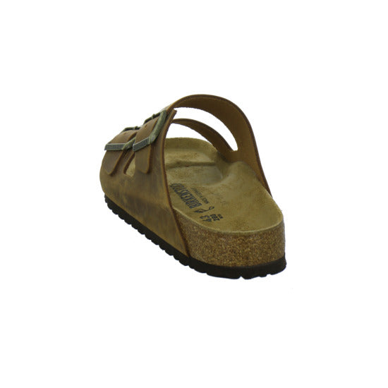 Birkenstock Arizona Herren Pantoletten Mittelbraun - 360° Ansicht