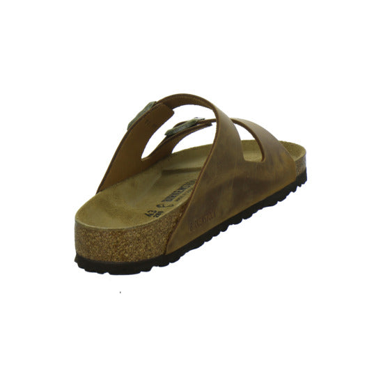 Birkenstock Arizona Herren Pantoletten Mittelbraun - 360° Ansicht