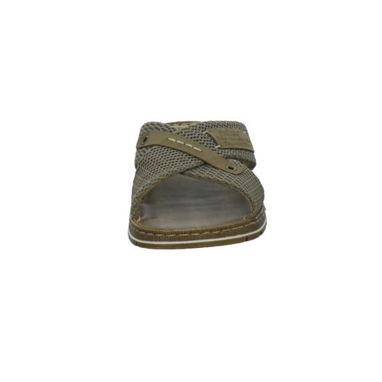 Rieker Herren Pantoletten taupe