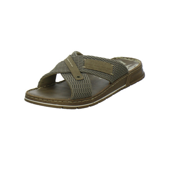 Rieker Herren Pantoletten taupe