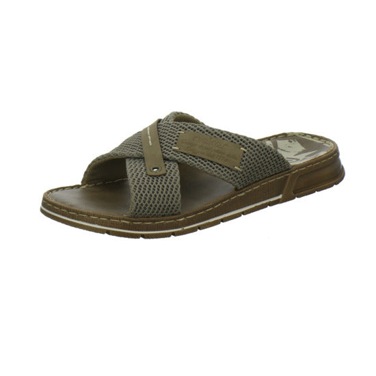 Rieker Herren Pantoletten taupe