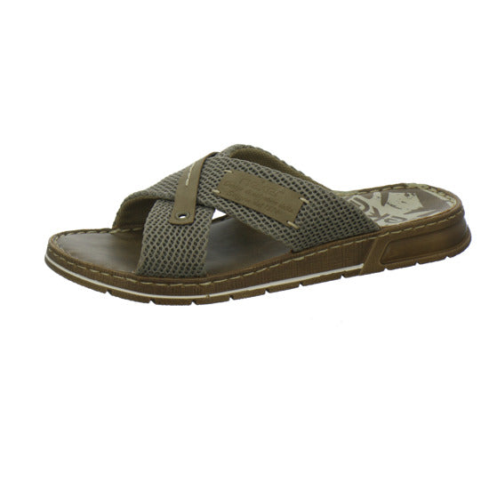 Rieker Herren Pantoletten taupe