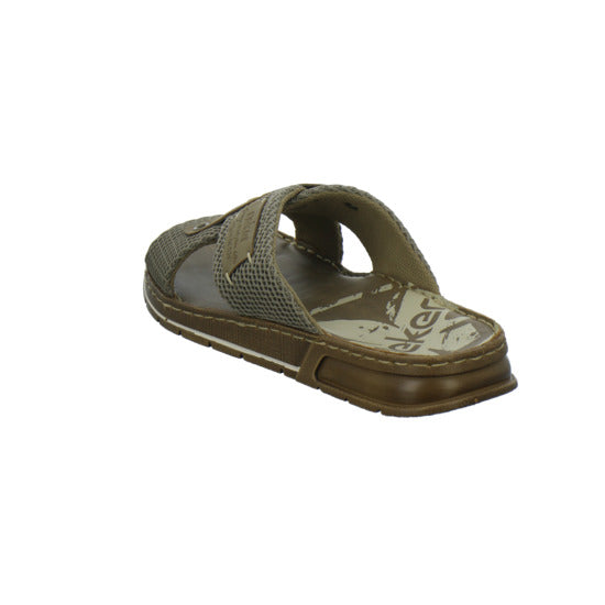 Rieker Herren Pantoletten taupe
