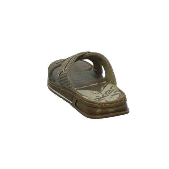 Rieker Herren Pantoletten taupe