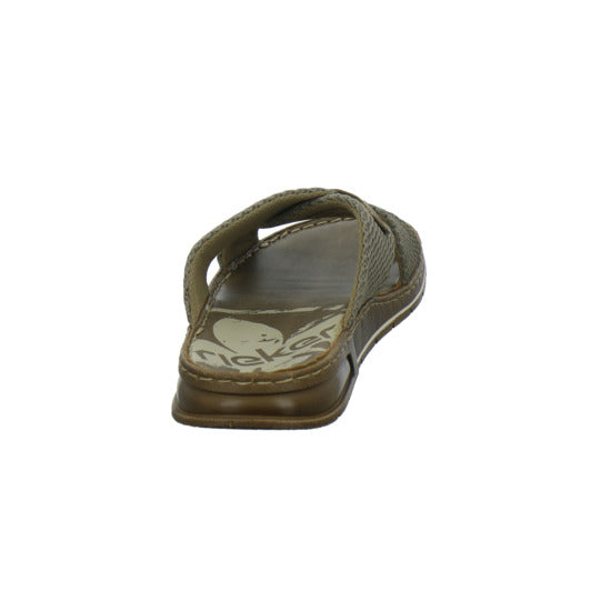 Rieker Herren Pantoletten taupe