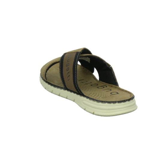 Bugatti Classic Pantoletten Herren Dario taupe