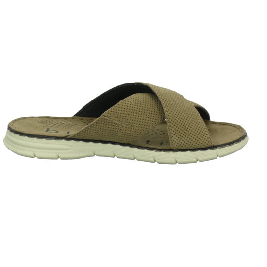 Bugatti Classic Pantoletten Herren Dario taupe