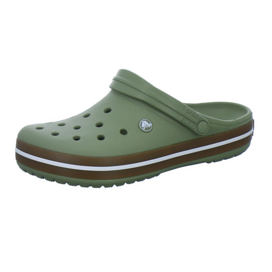 Crocs Pantoletten Herren Crocband oliv