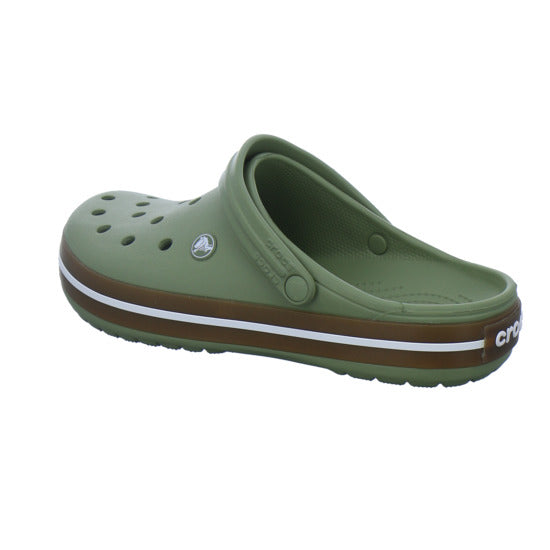 Crocs Pantoletten Herren Crocband oliv