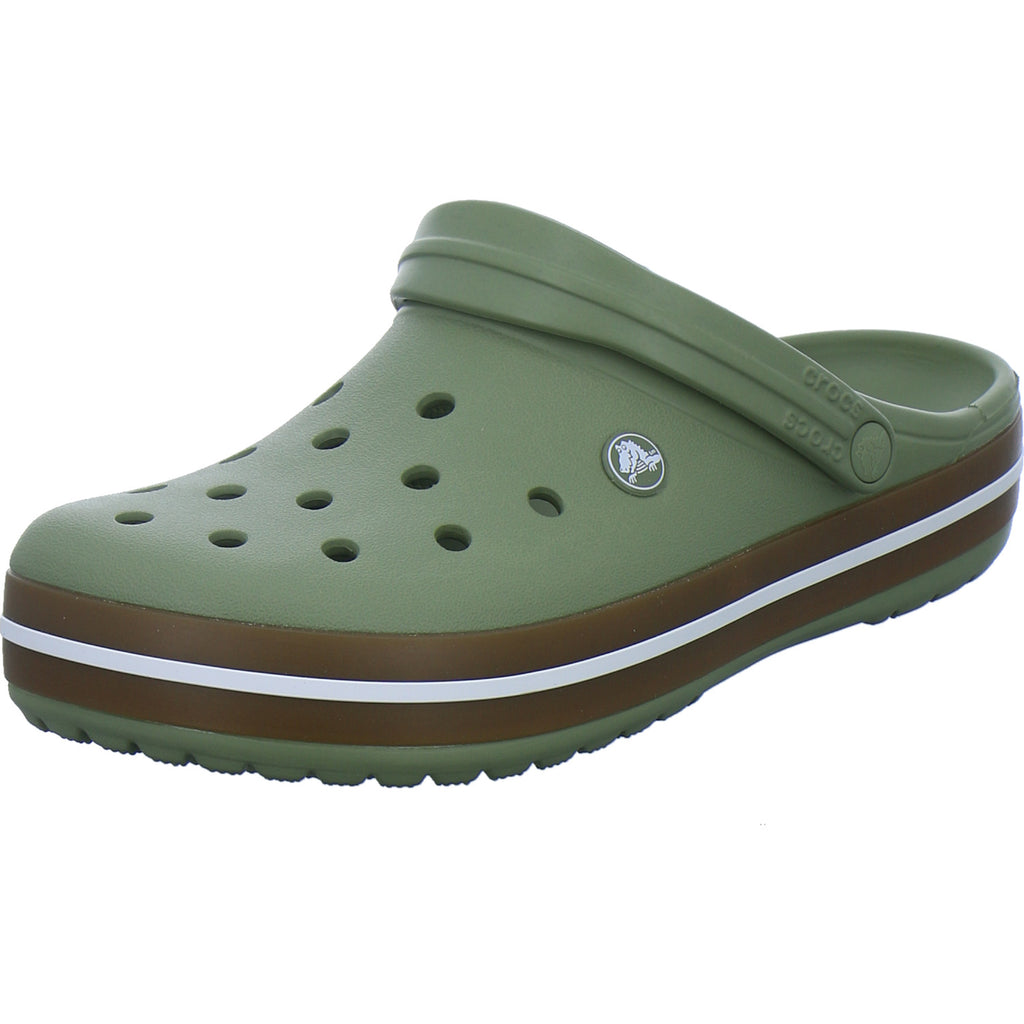 Crocs Pantoletten Herren Crocband oliv
