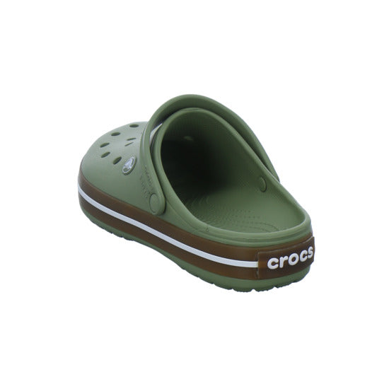 Crocs Pantoletten Herren Crocband oliv