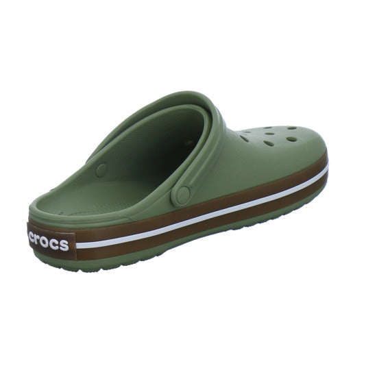Crocs Pantoletten Herren Crocband oliv
