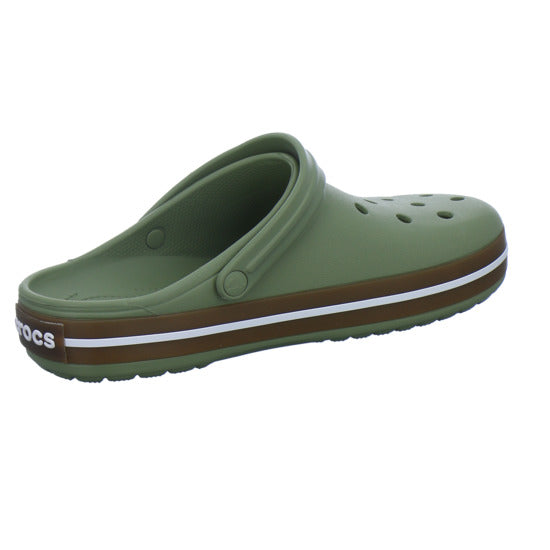 Crocs Pantoletten Herren Crocband oliv
