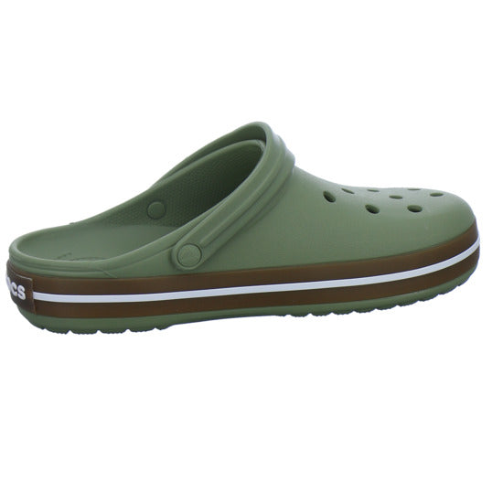 Crocs Pantoletten Herren Crocband oliv