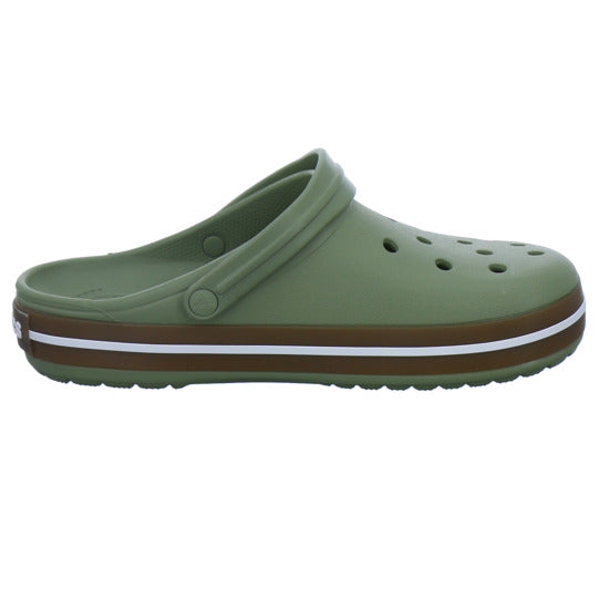 Crocs Pantoletten Herren Crocband oliv