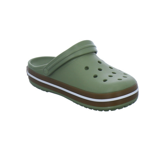 Crocs Pantoletten Herren Crocband oliv