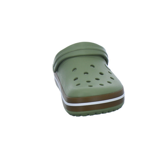 Crocs Pantoletten Herren Crocband oliv