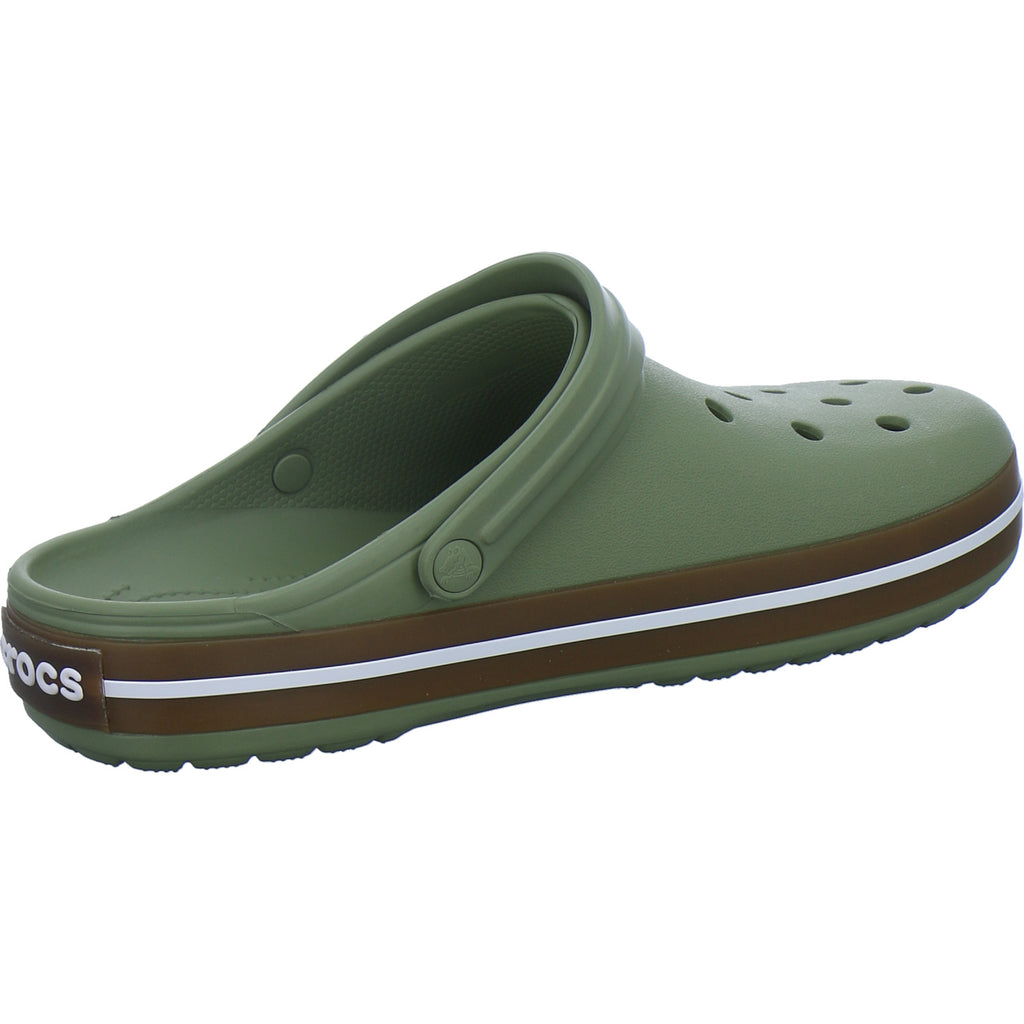 Crocs Pantoletten Herren Crocband oliv