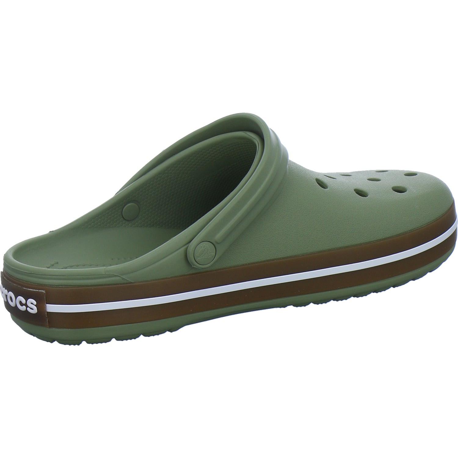 Crocs Pantoletten Herren Crocband oliv