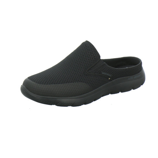 Skechers Herren Pantoletten Schwarz