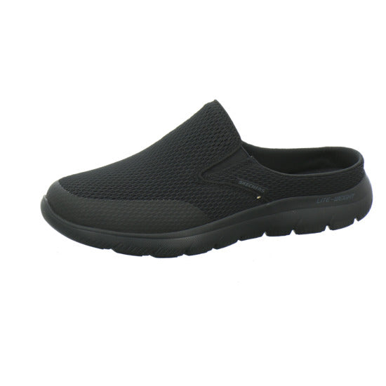 Skechers Herren Pantoletten Schwarz