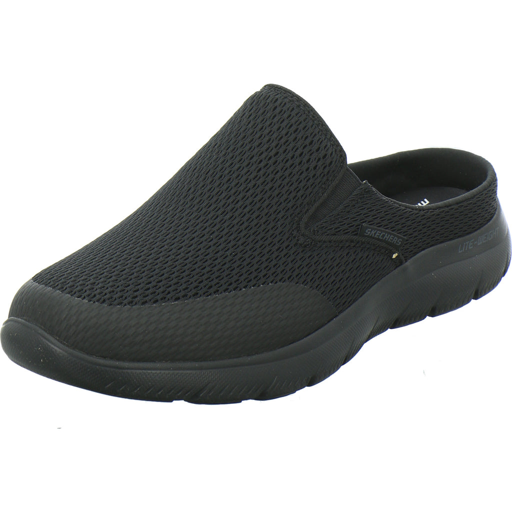 Skechers Herren Pantoletten Schwarz