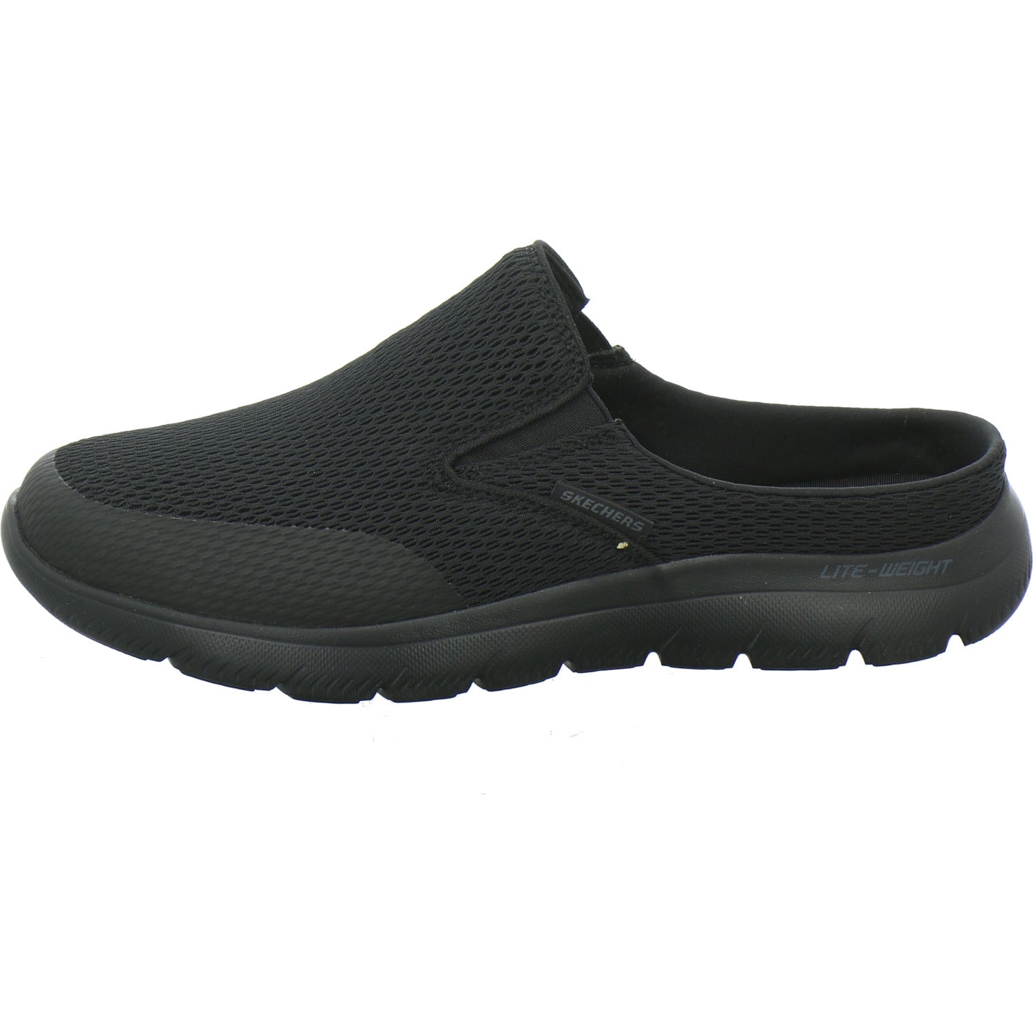 Skechers Herren Pantoletten Schwarz