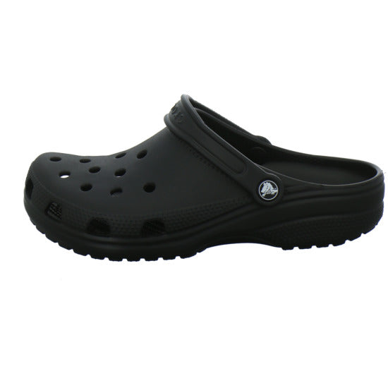 Crocs Classic Clog Herren Pantoletten Schwarz - 360° Ansicht