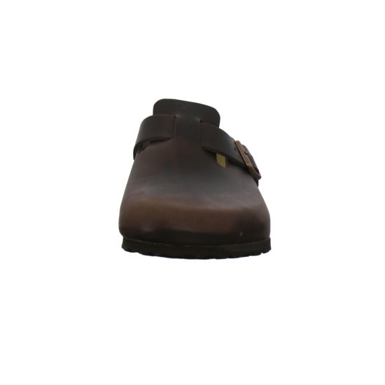 Birkenstock Boston Herren Pantoletten Dunkelbraun - 360° Ansicht