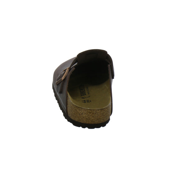 Birkenstock Boston Herren Pantoletten Dunkelbraun - 360° Ansicht