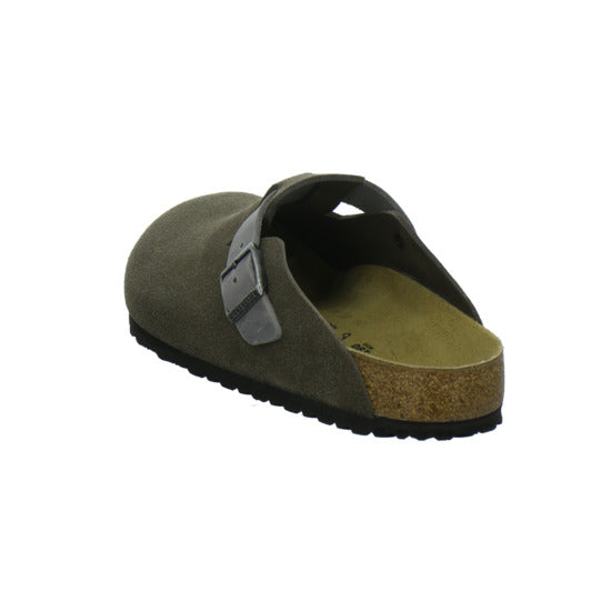 Birkenstock Boston Herren Pantoletten Anthrazit - 360° Ansicht