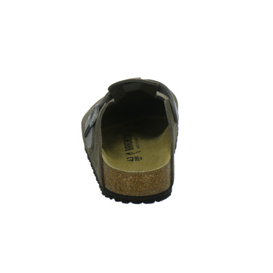Birkenstock Boston Herren Pantoletten Anthrazit - 360° Ansicht