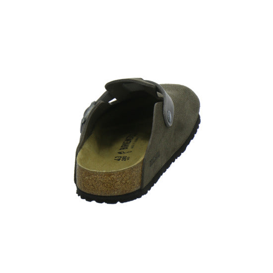 Birkenstock Boston Herren Pantoletten Anthrazit - 360° Ansicht