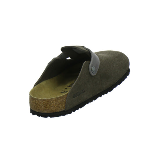 Birkenstock Boston Herren Pantoletten Anthrazit - 360° Ansicht