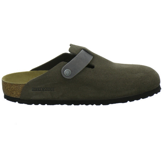 Birkenstock Boston Herren Pantoletten Anthrazit - 360° Ansicht