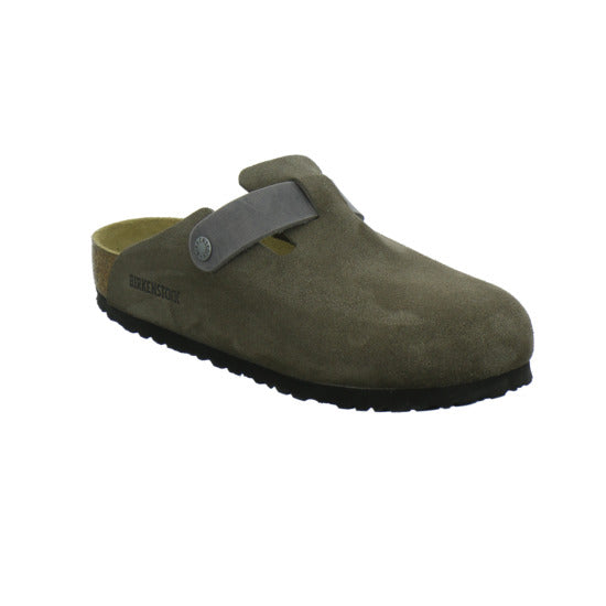 Birkenstock Boston Herren Pantoletten Anthrazit - 360° Ansicht