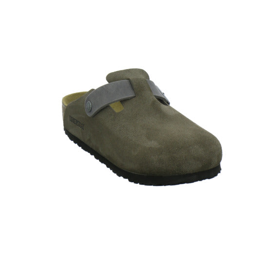 Birkenstock Boston Herren Pantoletten Anthrazit - 360° Ansicht