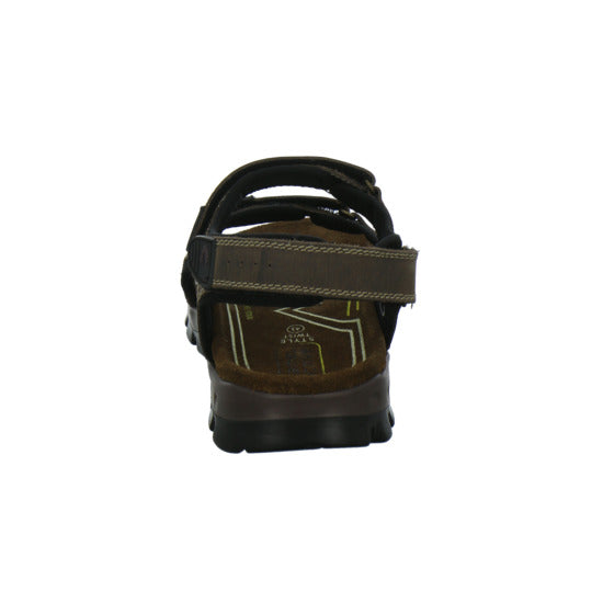 camel active Twist Herren Sandaletten Dunkelbraun